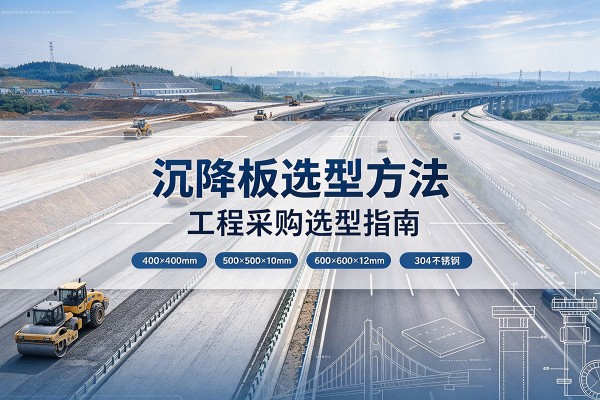 河曲沉降板选择方法