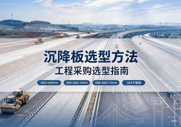 河曲沉降板选择方法